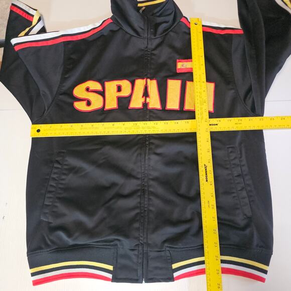 Spain Ghast Soccer Football Olympic Track Warm up Jacket Men's Size L 3594 - Picture 8 of 9